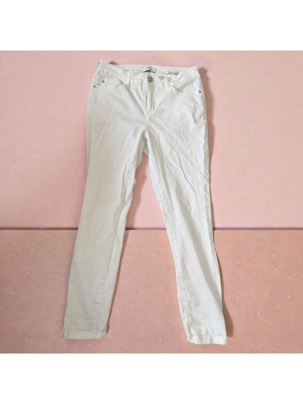 SKINNYGIRL The Skinny Ankle White Denim Jeans Size 29